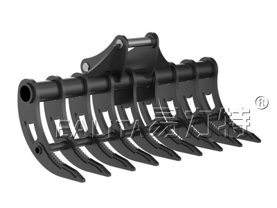 Excavator Forestry Root Rake Attachment