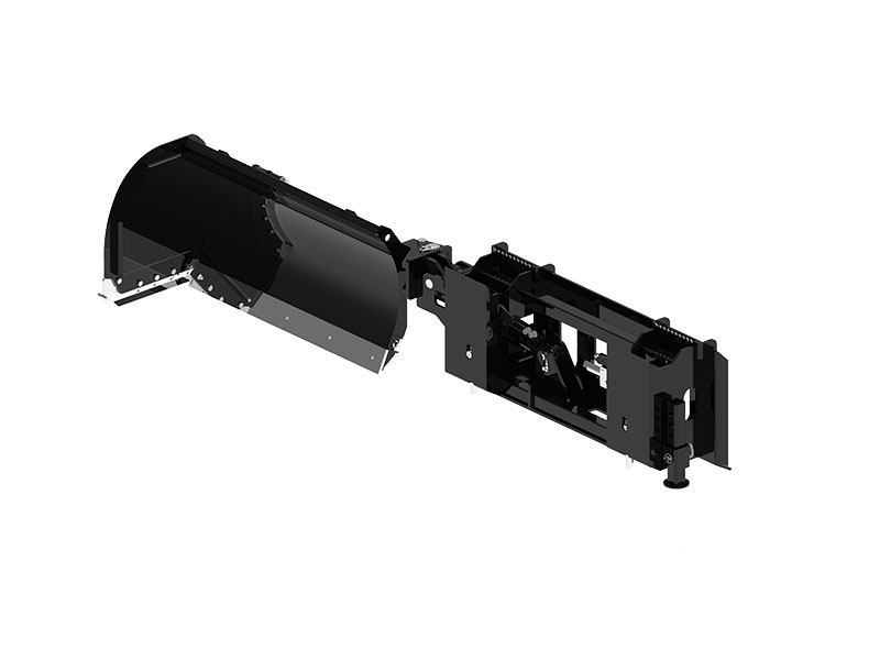 スキッドステア用サイドプッシュスノーブレードで冬の効率を向上