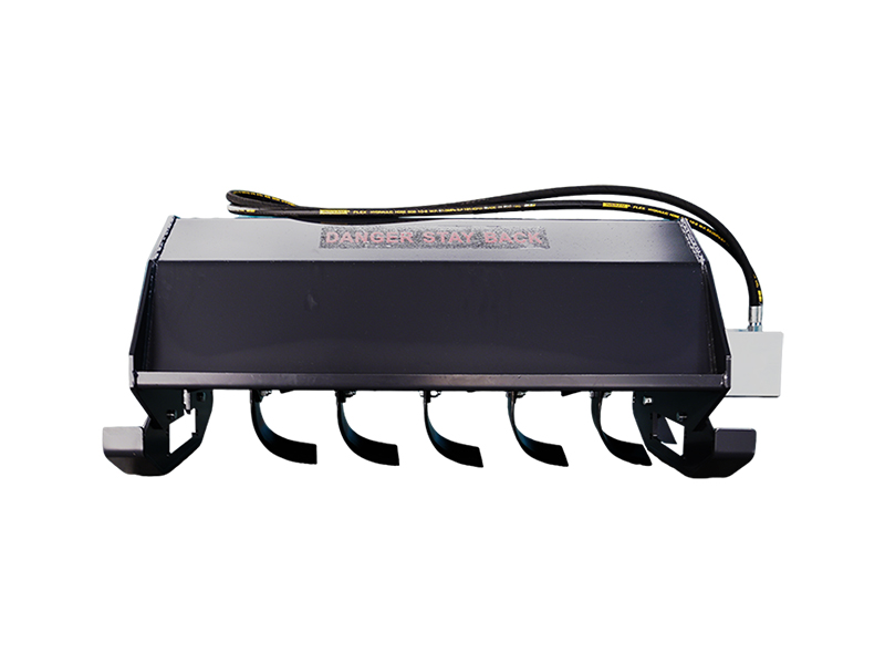 土地管理に革命を：EALITAミニスキッドステアロータリ耕うん機