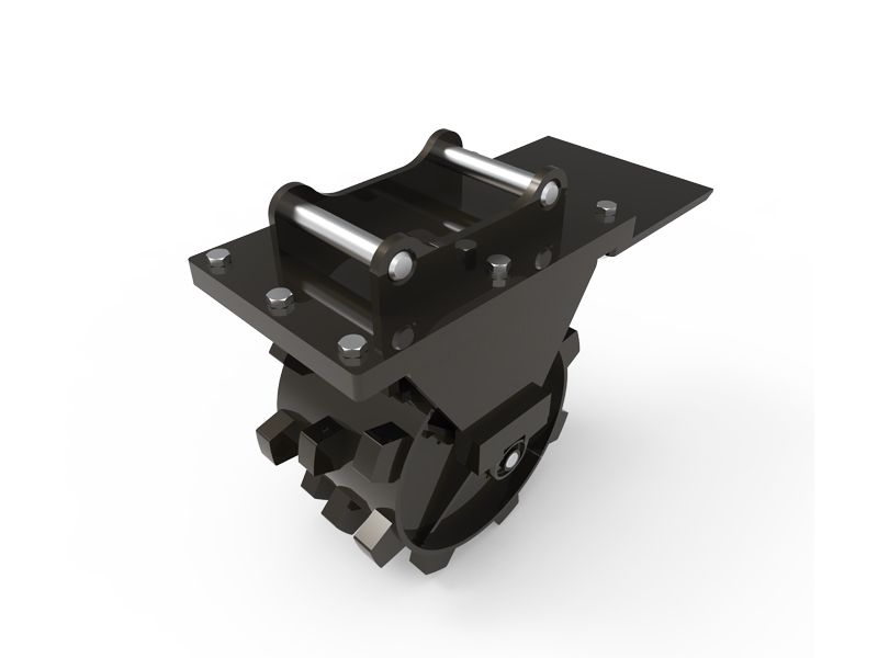 掘削機圧縮ホイール